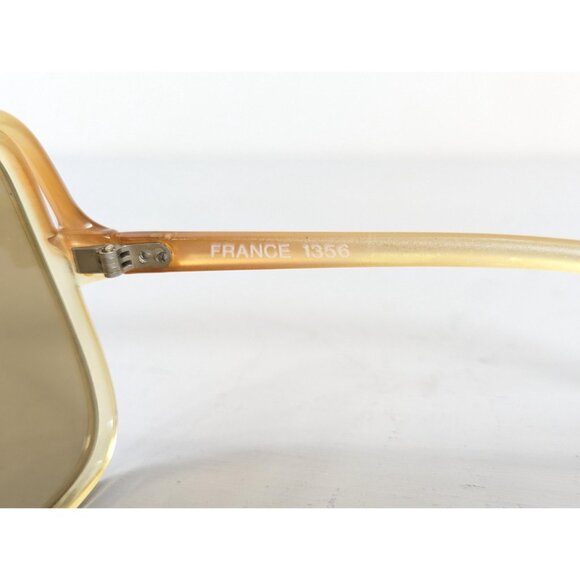 Vintage 1970s French eyeglasses, France 1356 large sunglasses with vinyl case - Picture 6 of 15